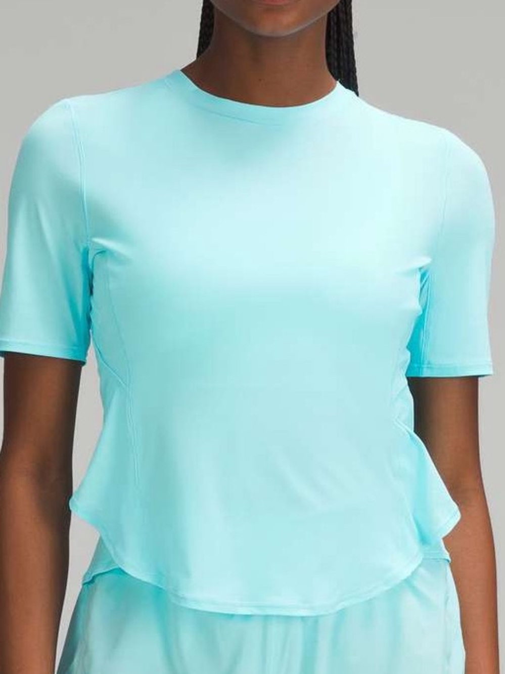 Lululemon UV Protection Fold-Over Running Tshirt